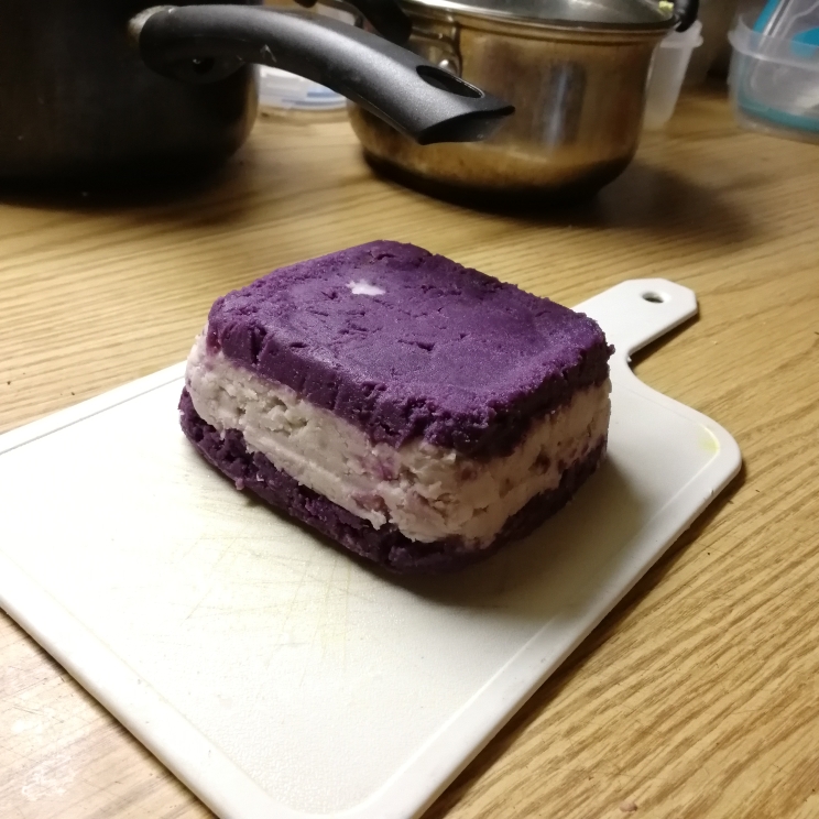 紫薯芋泥蛋糕的做法 步骤5