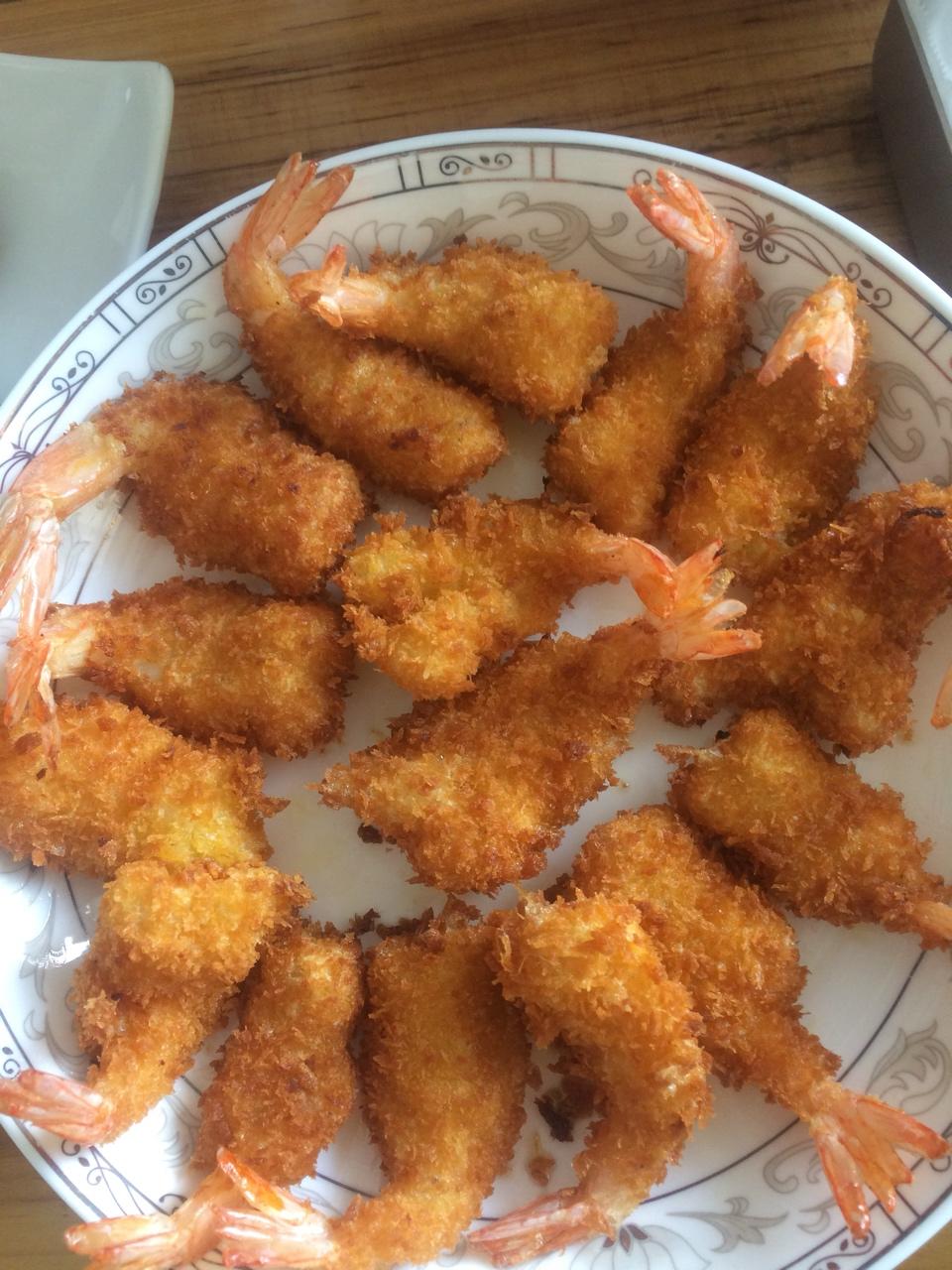 面包糠炸虾
