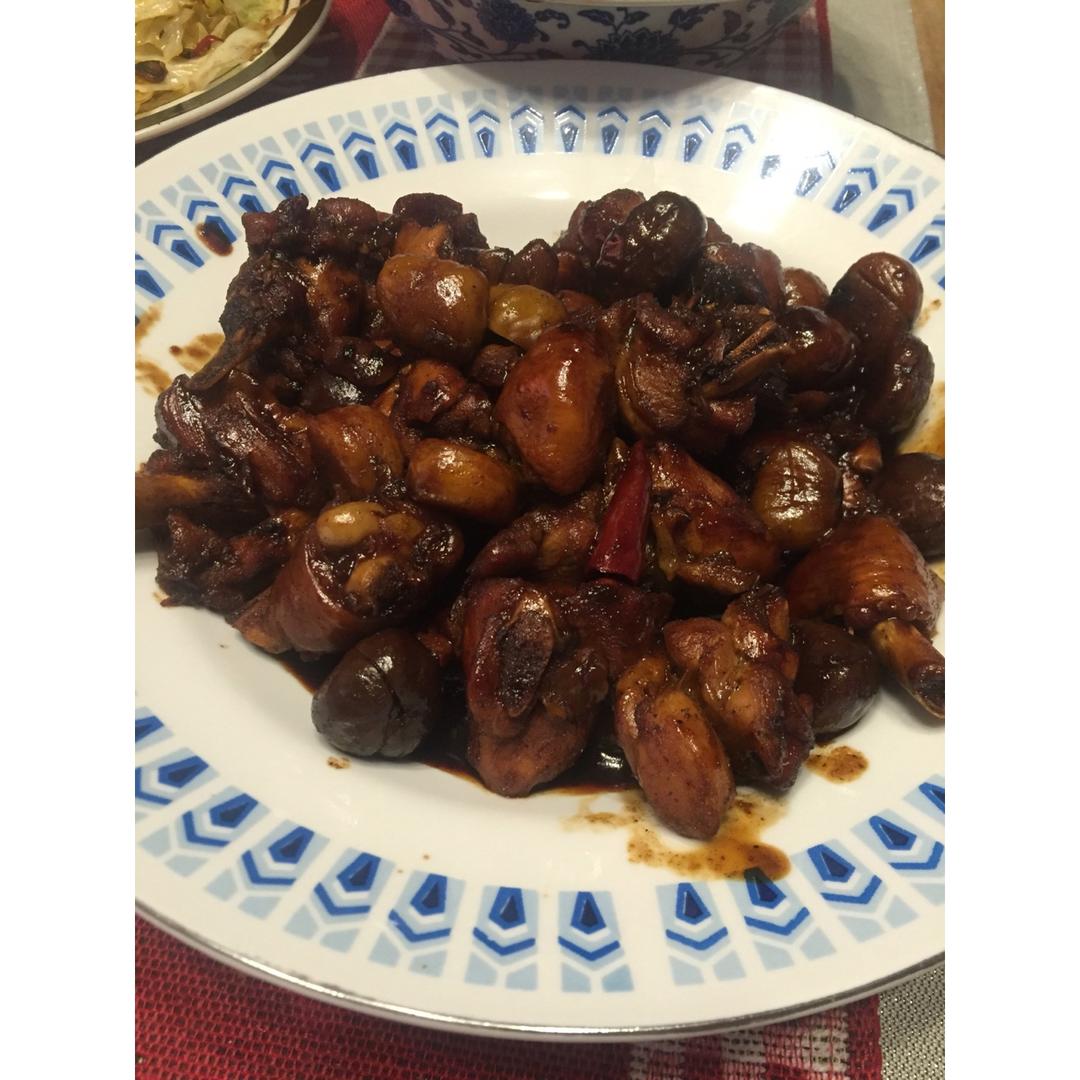 板栗烧鸡腿