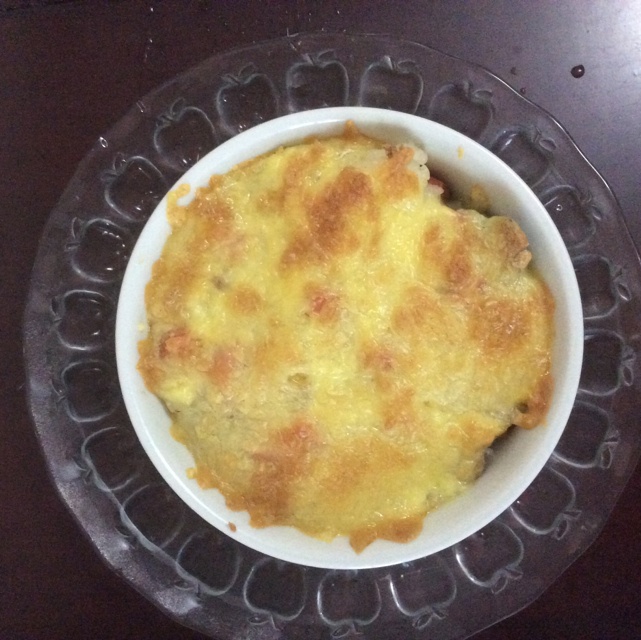 火腿焗饭
