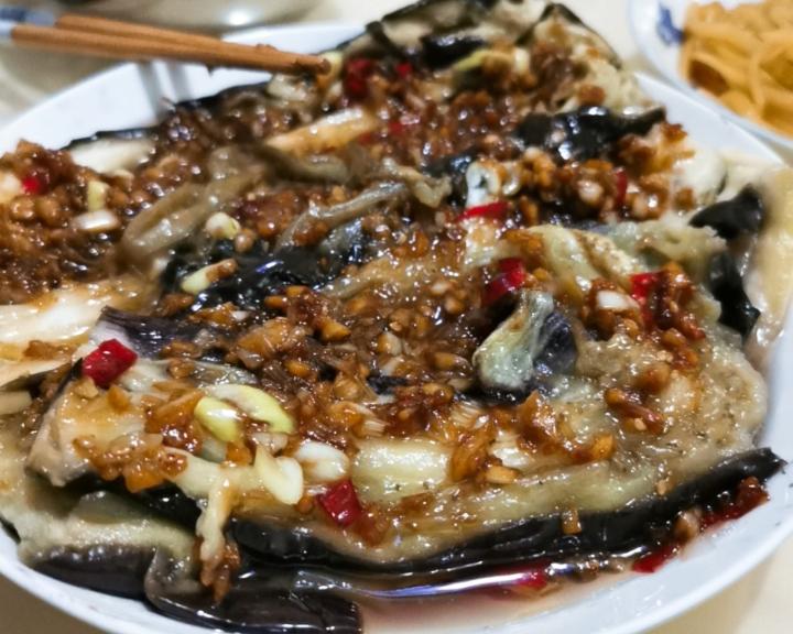 蒸茄子蒜泥茄子