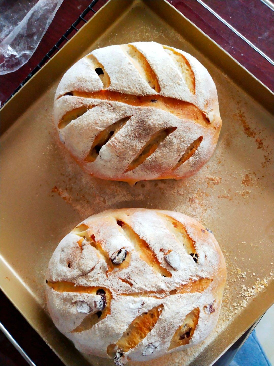 黑麦蔓越莓软欧包