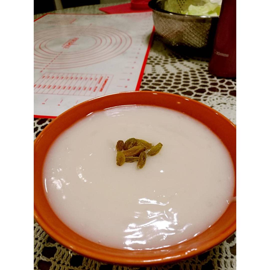 raniyq做的自制清香味甜藕汁羹