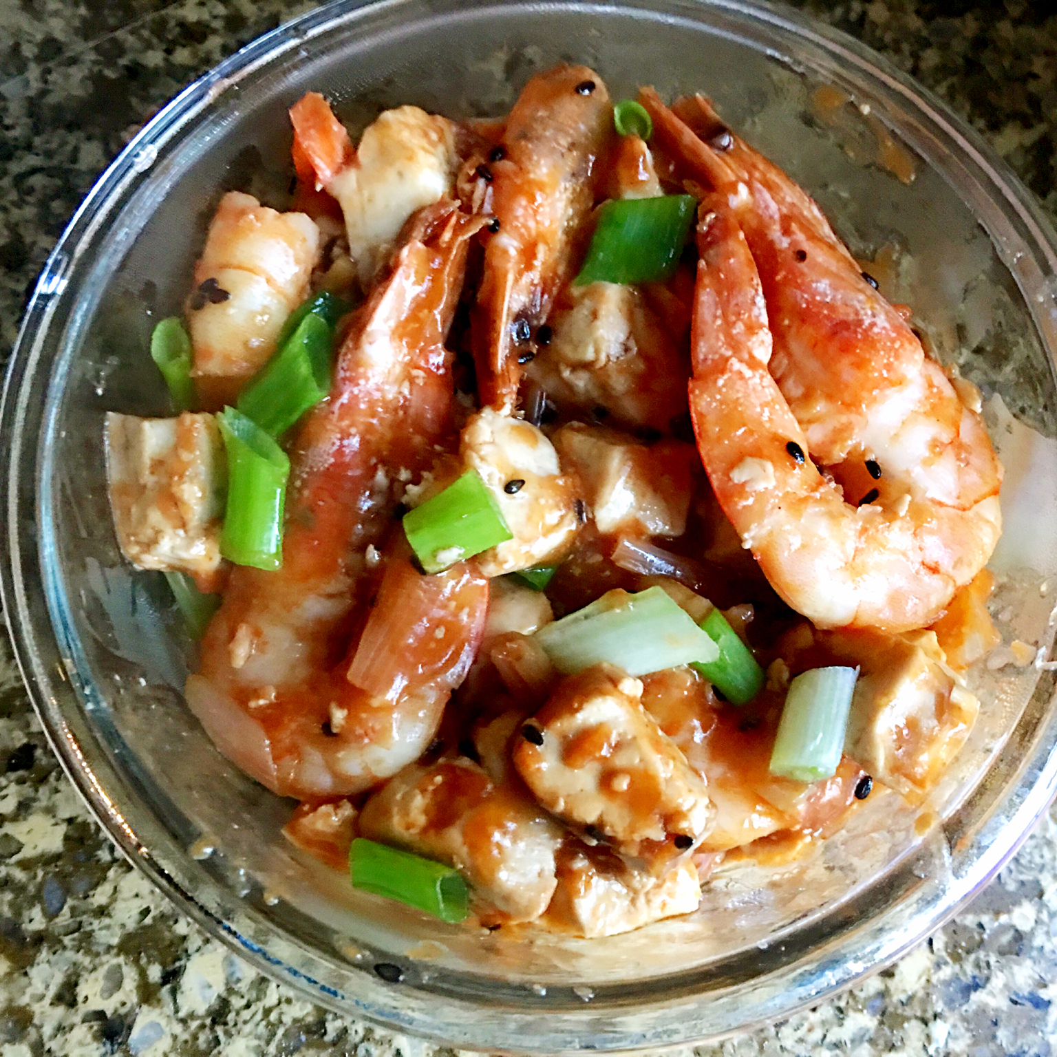 虾仁豆腐