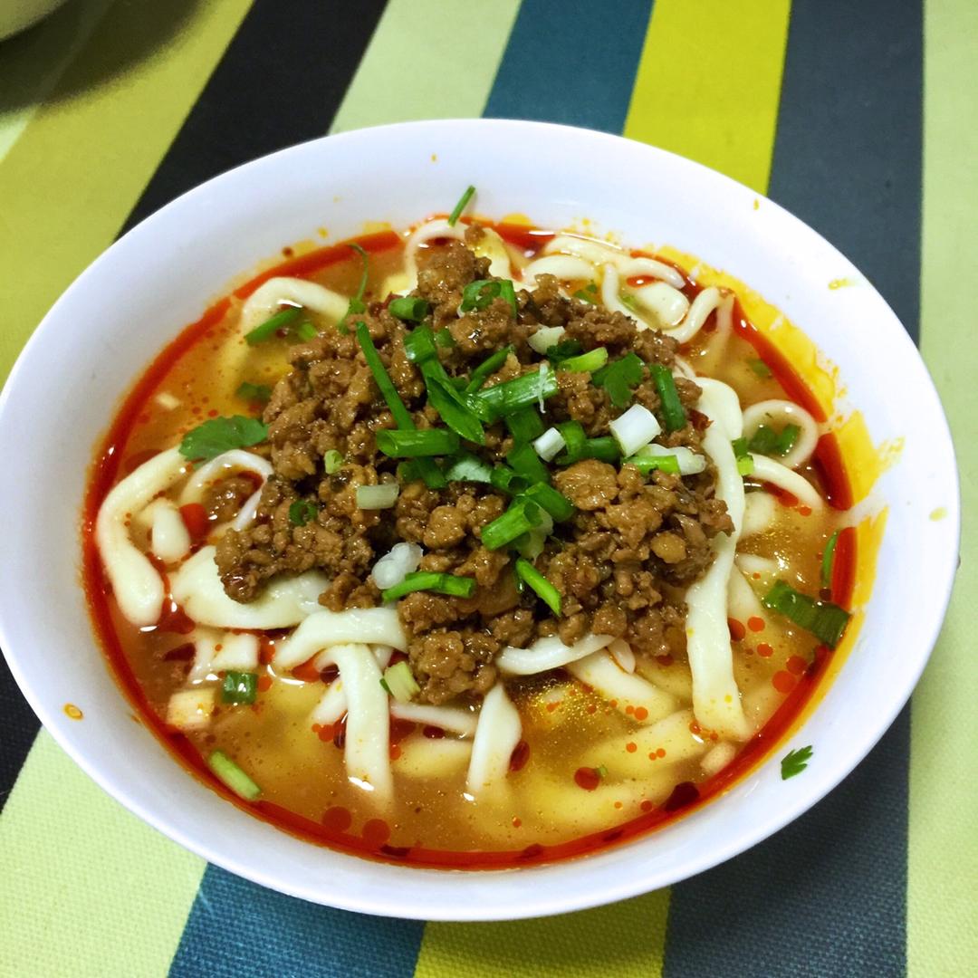 家庭版手工杂酱面