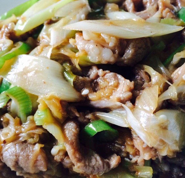 葱爆羊肉