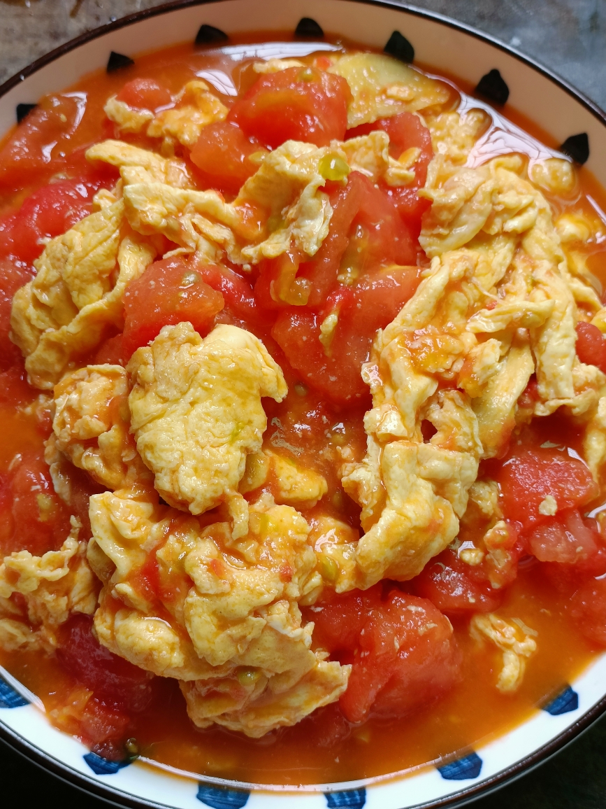 超好吃的番茄🍅炒鸡蛋的做法