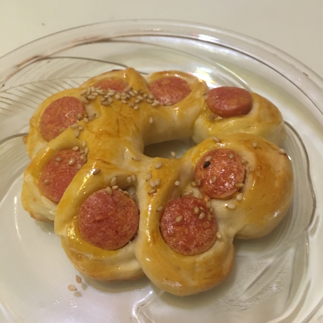 香肠花式面包