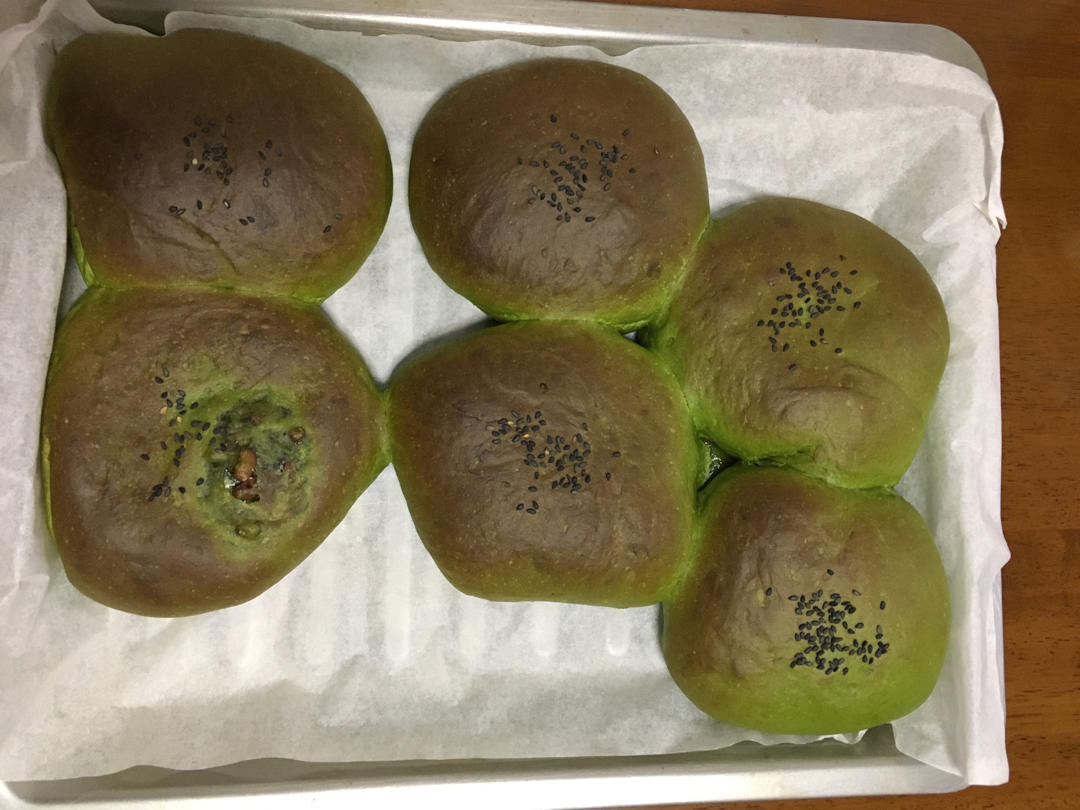 99%成功率的日式抹茶超软麻薯小餐包，1岁半的小孩都喜欢