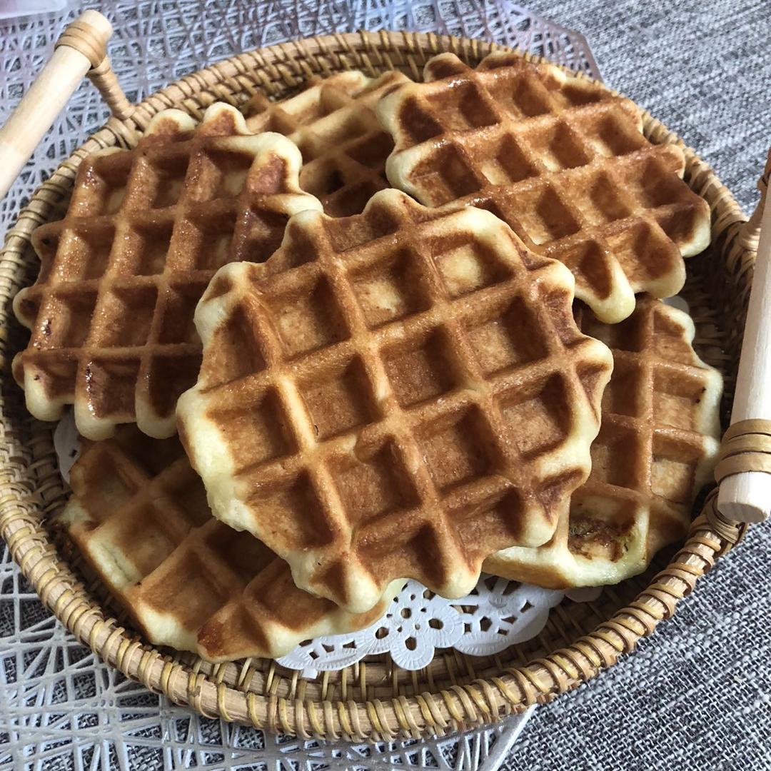焦糖比利时华夫饼
