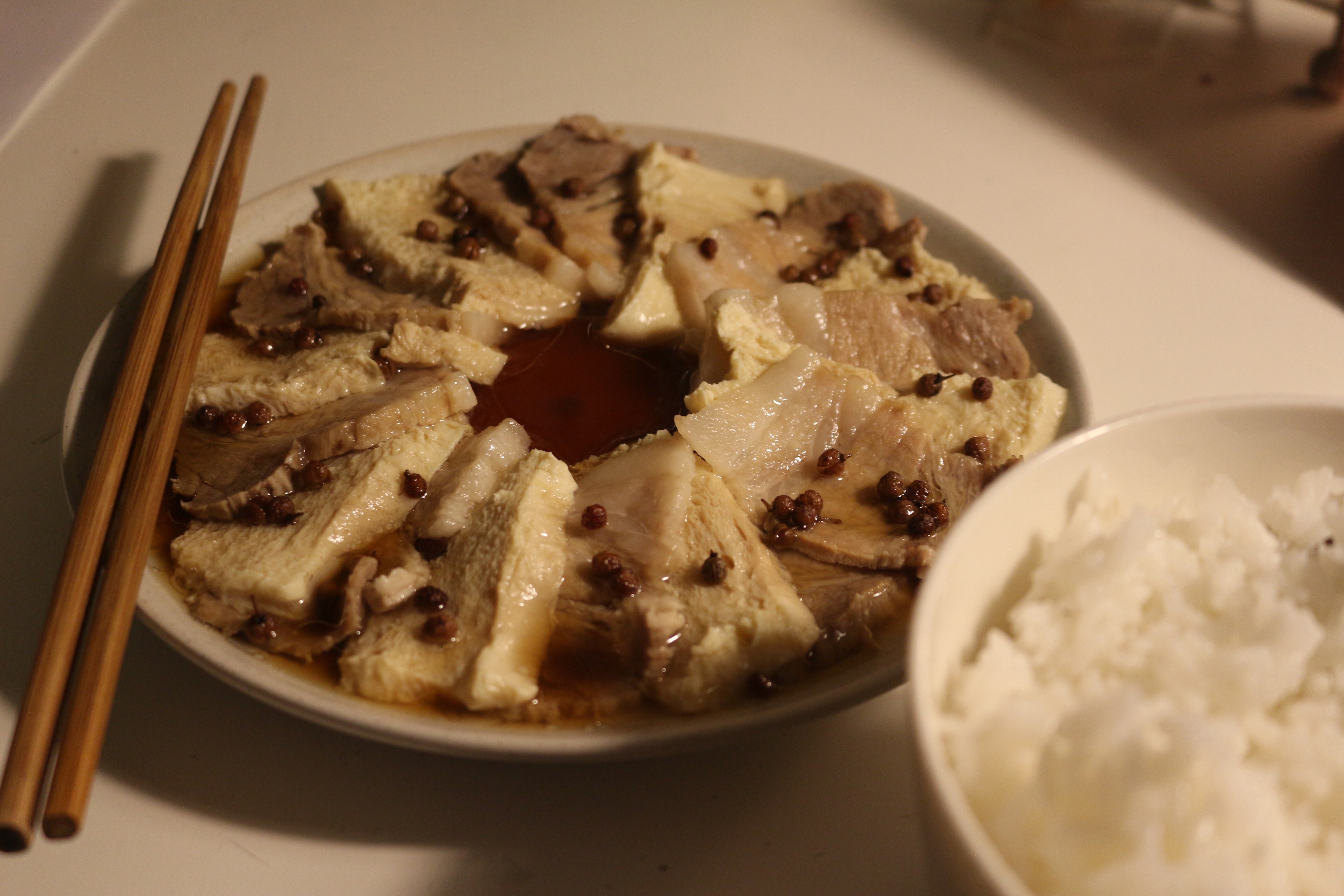 五花肉冻豆腐的做法