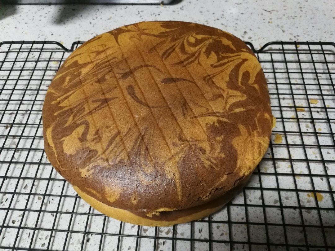 斑马纹戚风蛋糕