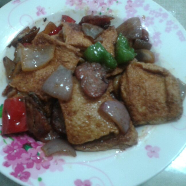 腊味千页豆腐