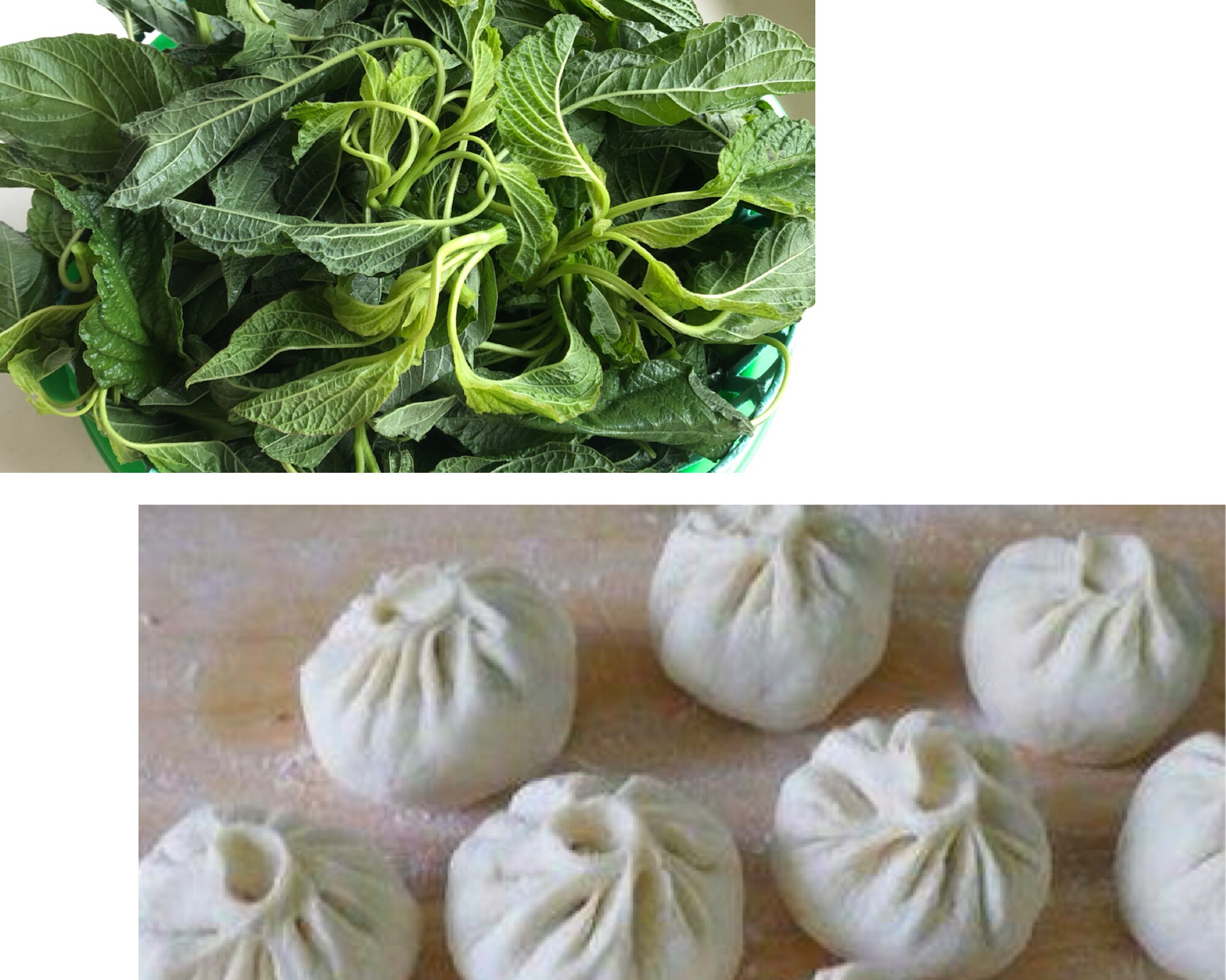 苋菜（人生菜）大包子