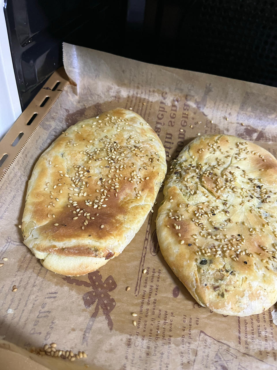 酥到掉渣的那种烧饼呀