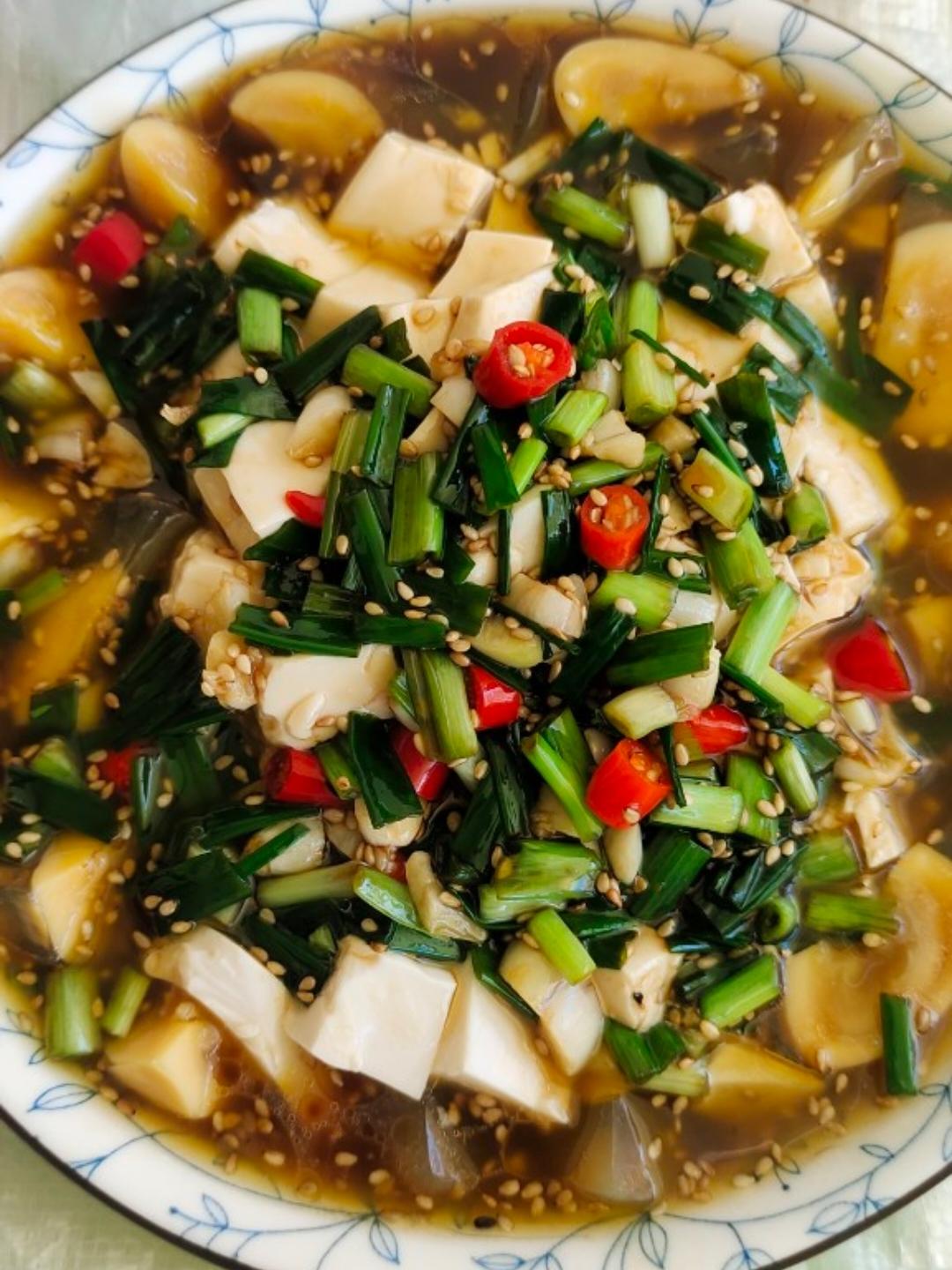 皮蛋拌豆腐