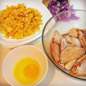 玉米片脆皮炸鸡的做法 步骤4