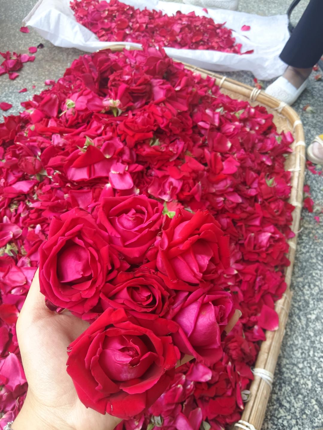 用厨师机搅出来的玫瑰花酱