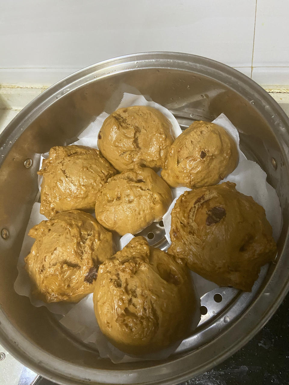 妥妥的红糖开花馒头