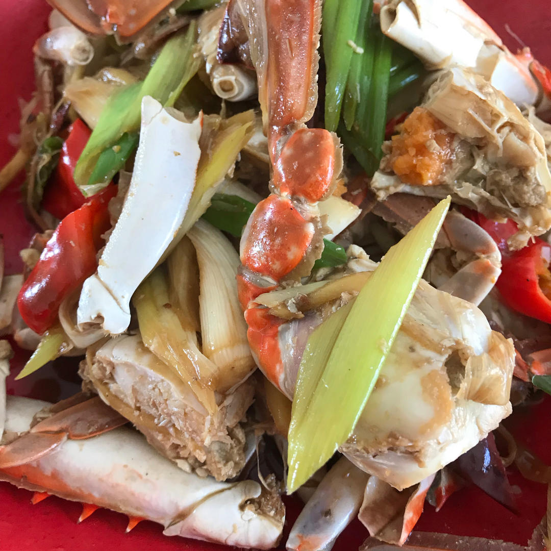 美味下酒菜—炒螃蟹