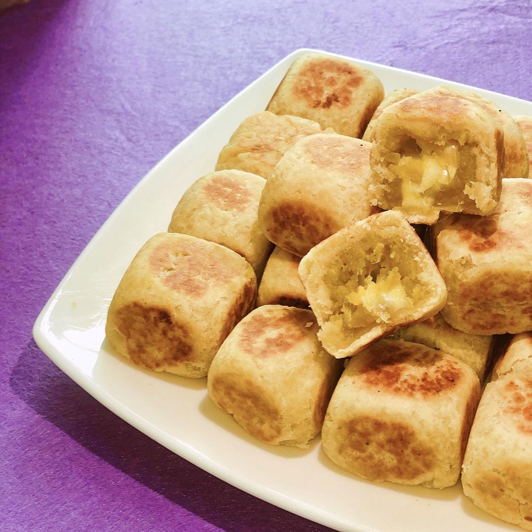 自制网红🔥紫薯芝士仙豆糕