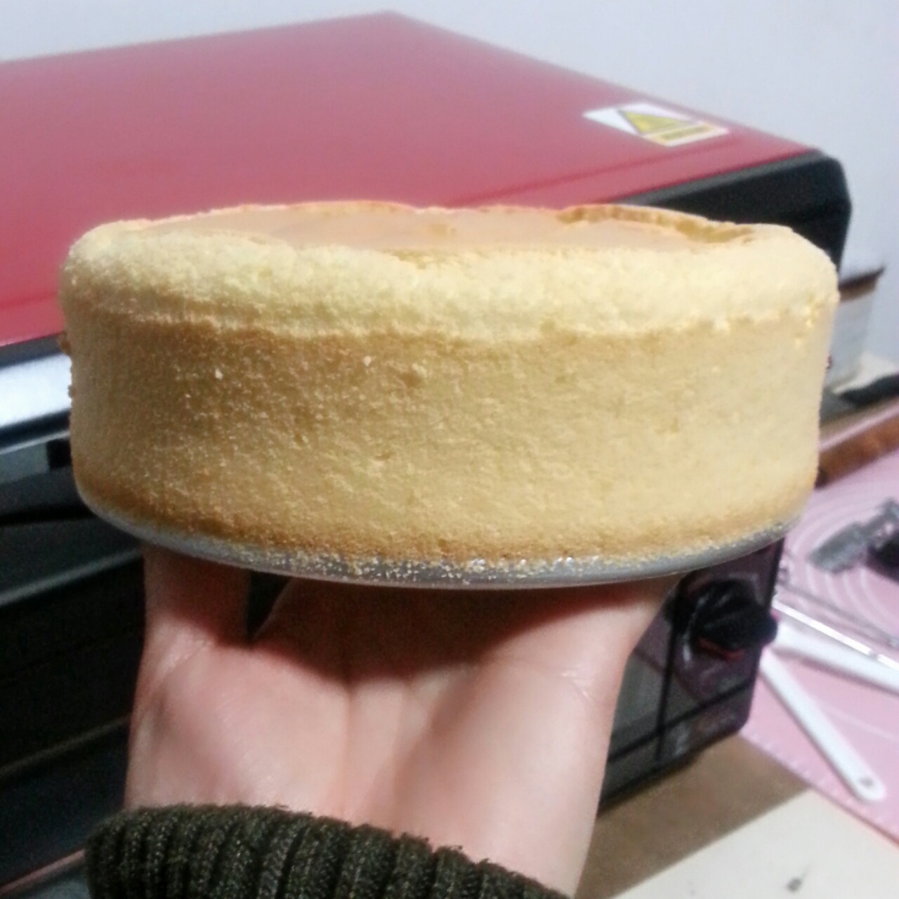 6寸原味戚风蛋糕