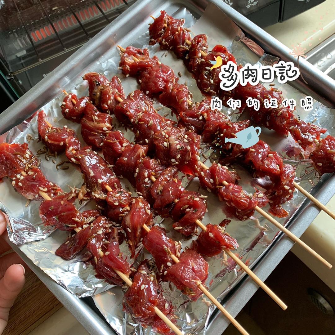 烤孜然牛肉串