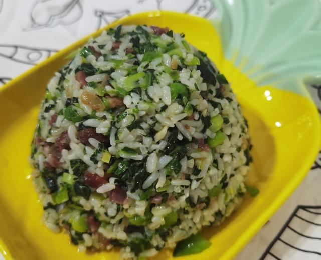 剩米饭不用愁—菜饭的做法