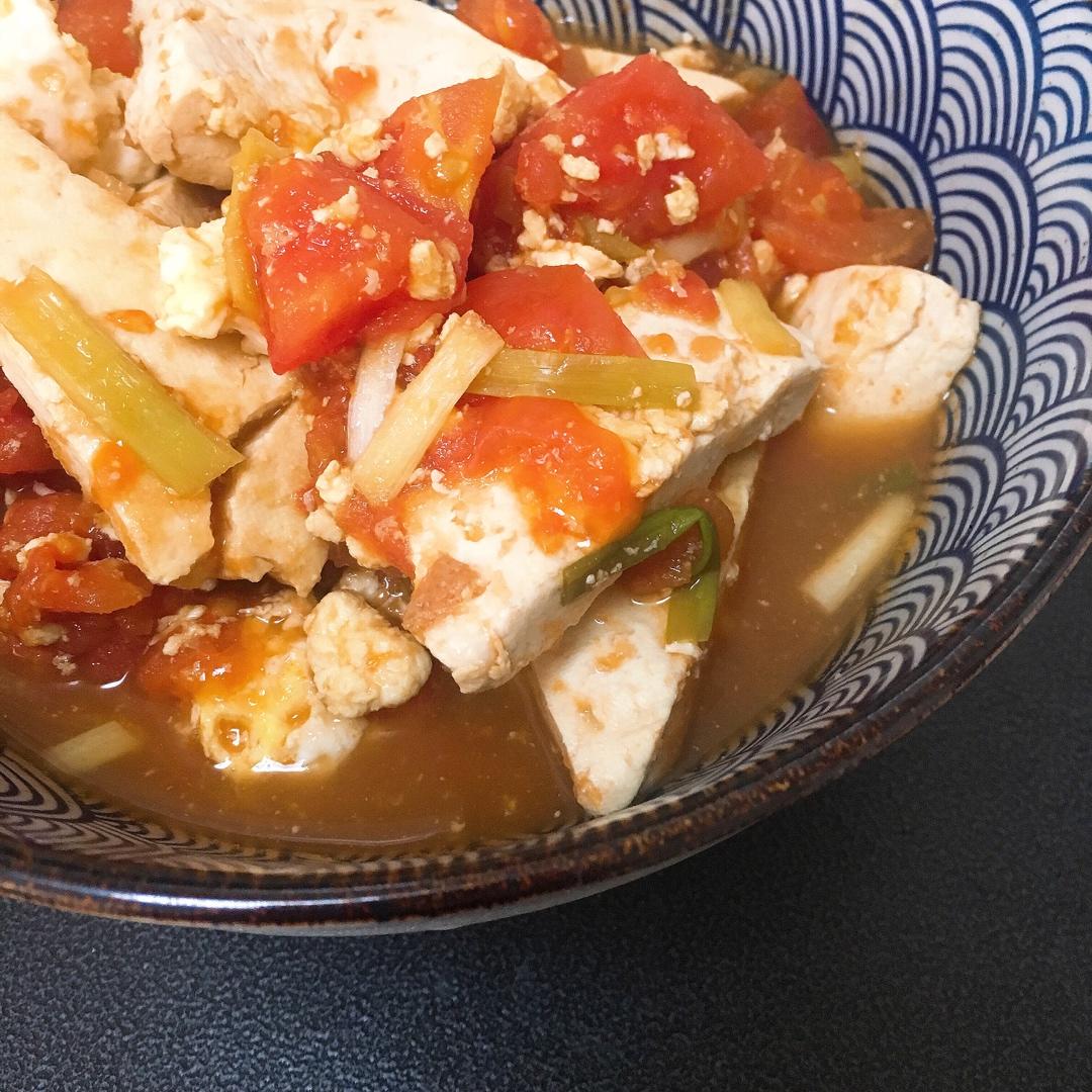 西红柿烧豆腐