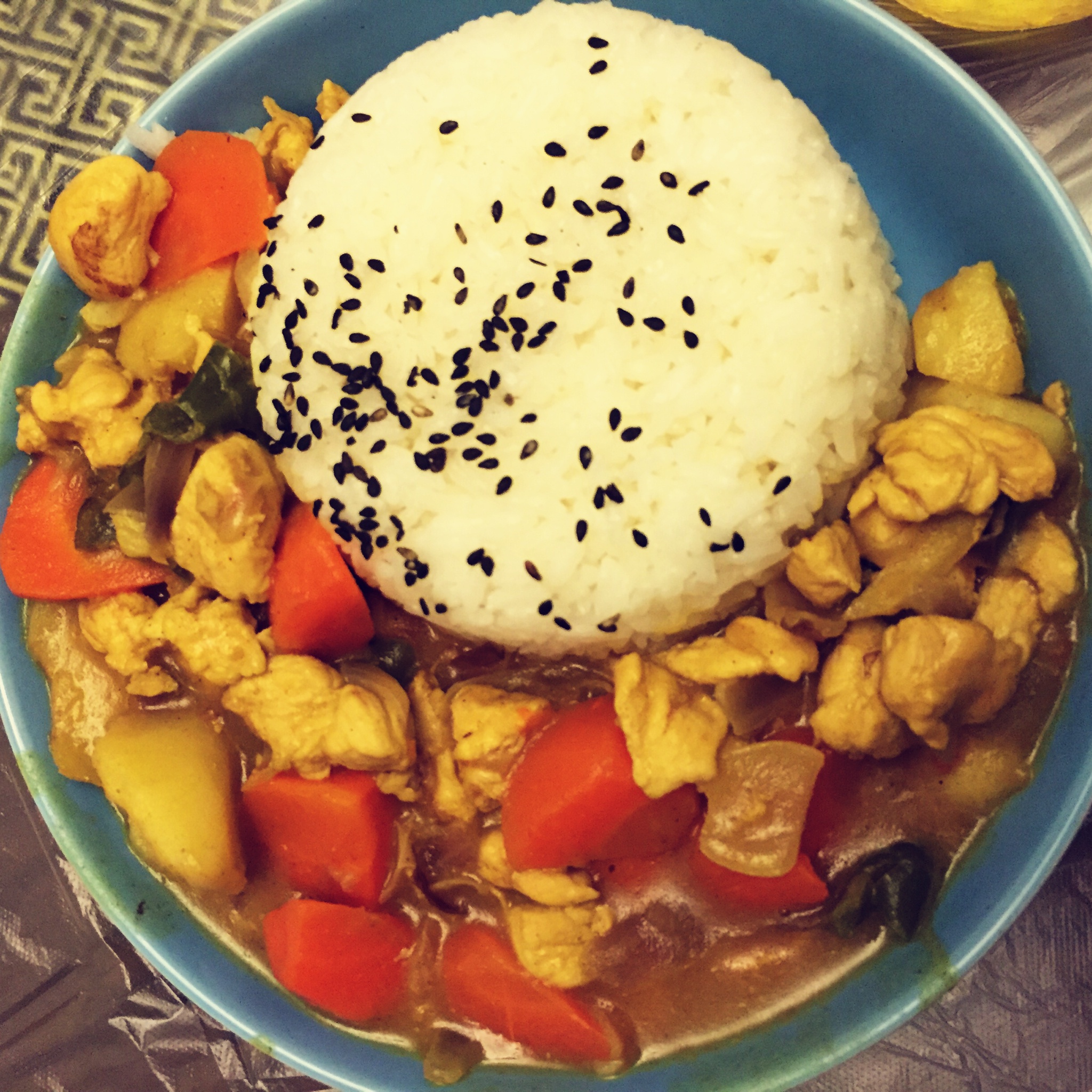 咖喱鸡饭