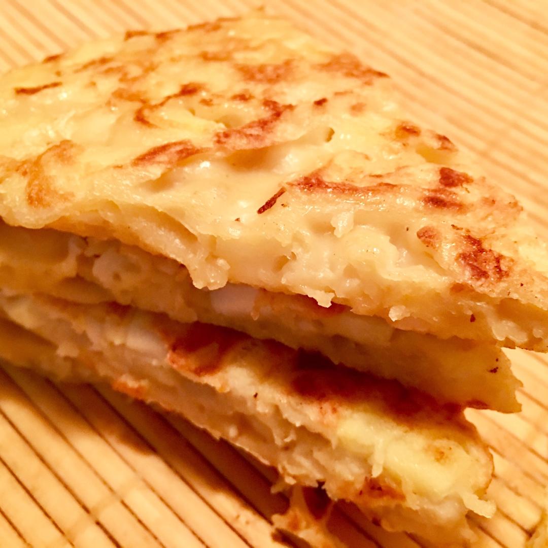 snowomen做的苹果薄饼applepancakes