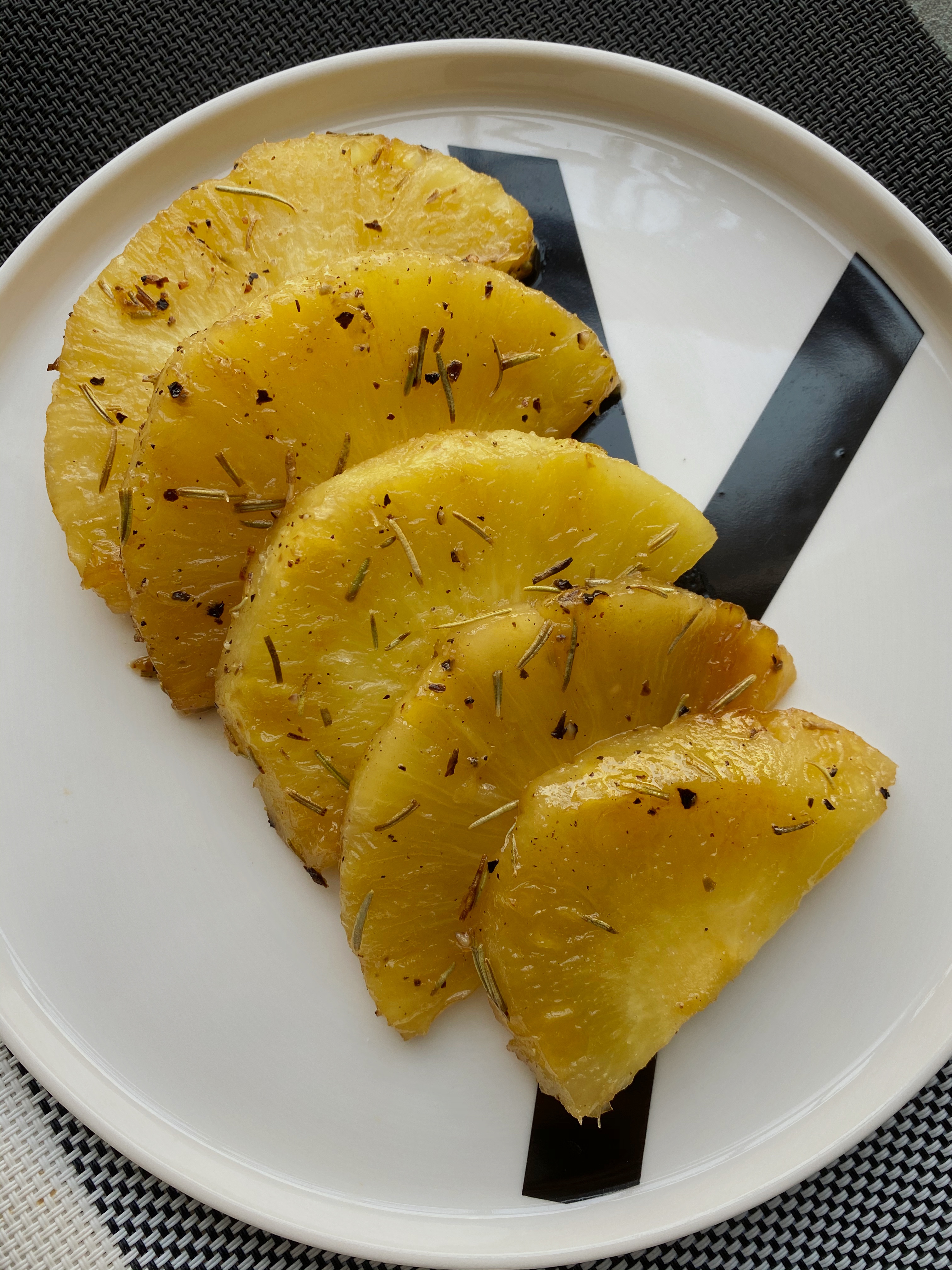 秋日暖食🍁超级香甜的椰香烤菠萝🍍的做法