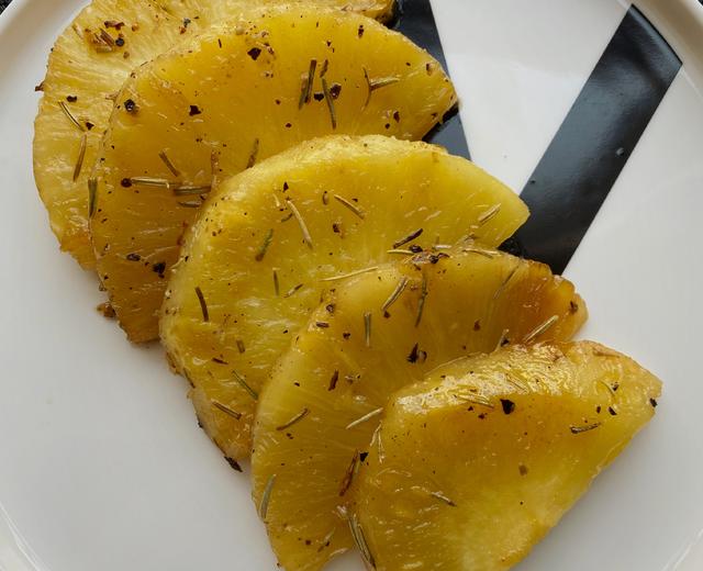 秋日暖食🍁超级香甜的椰香烤菠萝🍍