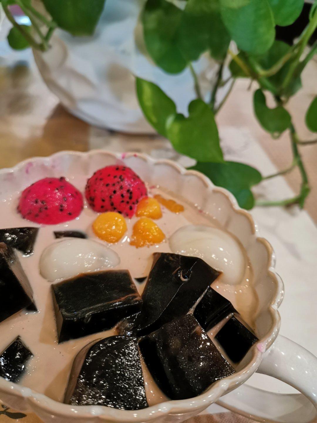 古法手工潮汕草粿 烧仙草