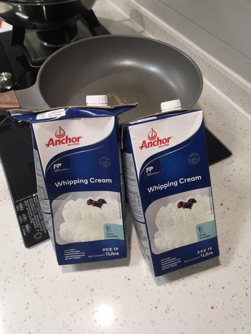 挽救冷冻的淡奶油