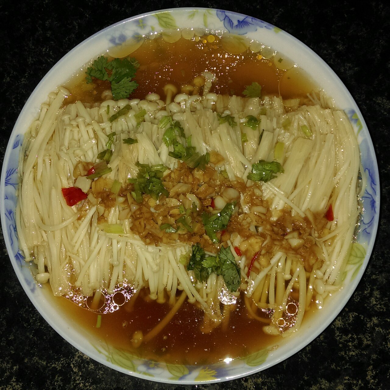 蒜蓉蒸金针菇