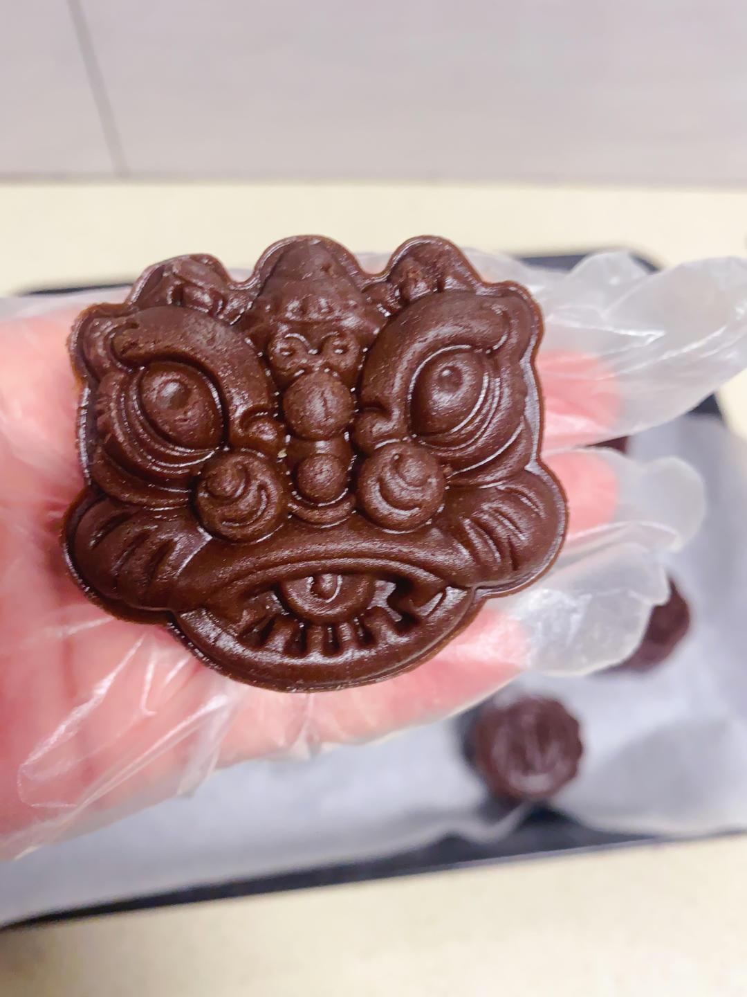 巧克力椰蓉蔓越莓月饼