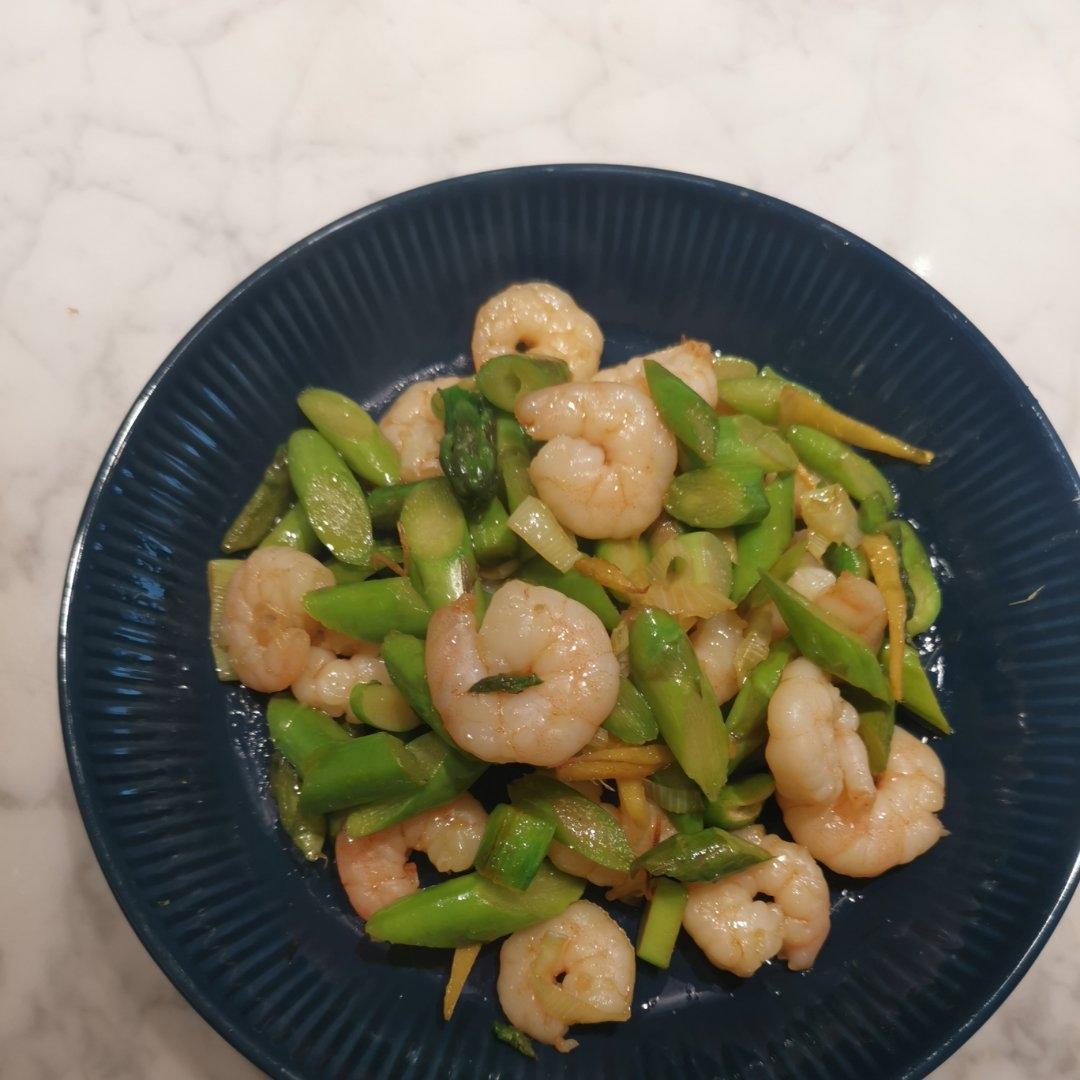好吃不胖的芦笋虾仁