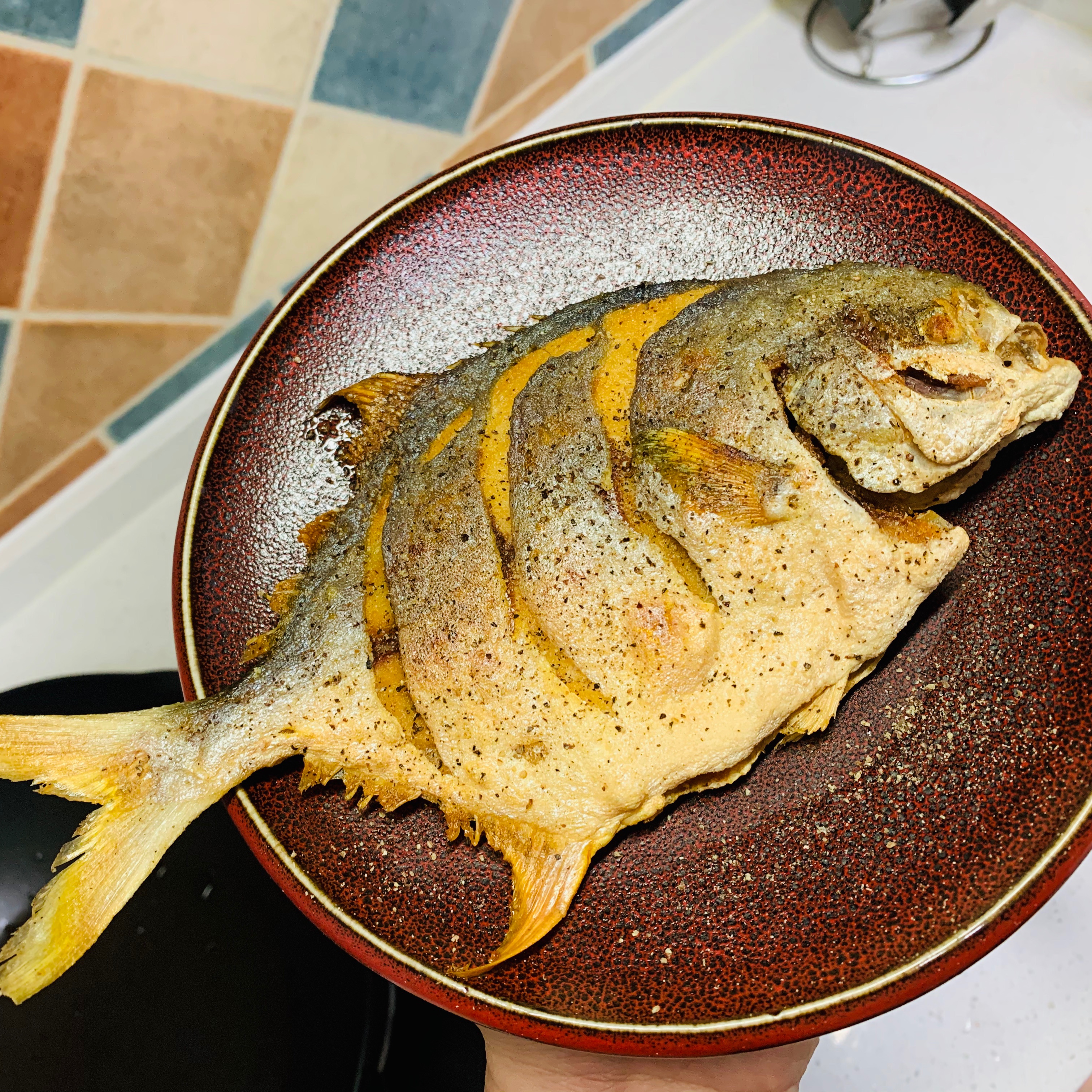 干煎金鲳鱼的做法