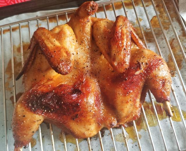 简单家庭版脆皮烤鸡的做法