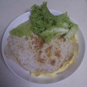 饺子皮版鸡蛋灌饼的做法 步骤7
