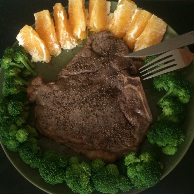 夏雨雪-2做的洋葱煎牛排