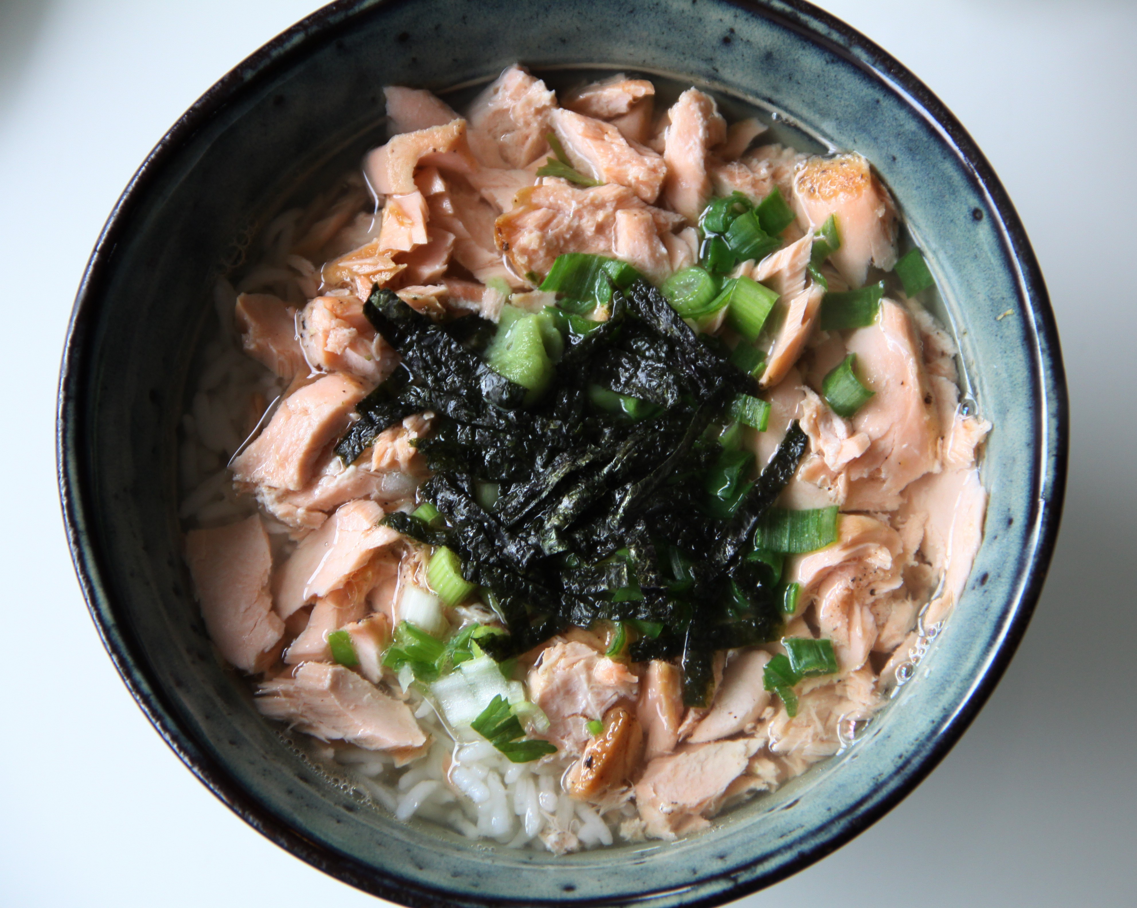 三文鱼茶泡饭