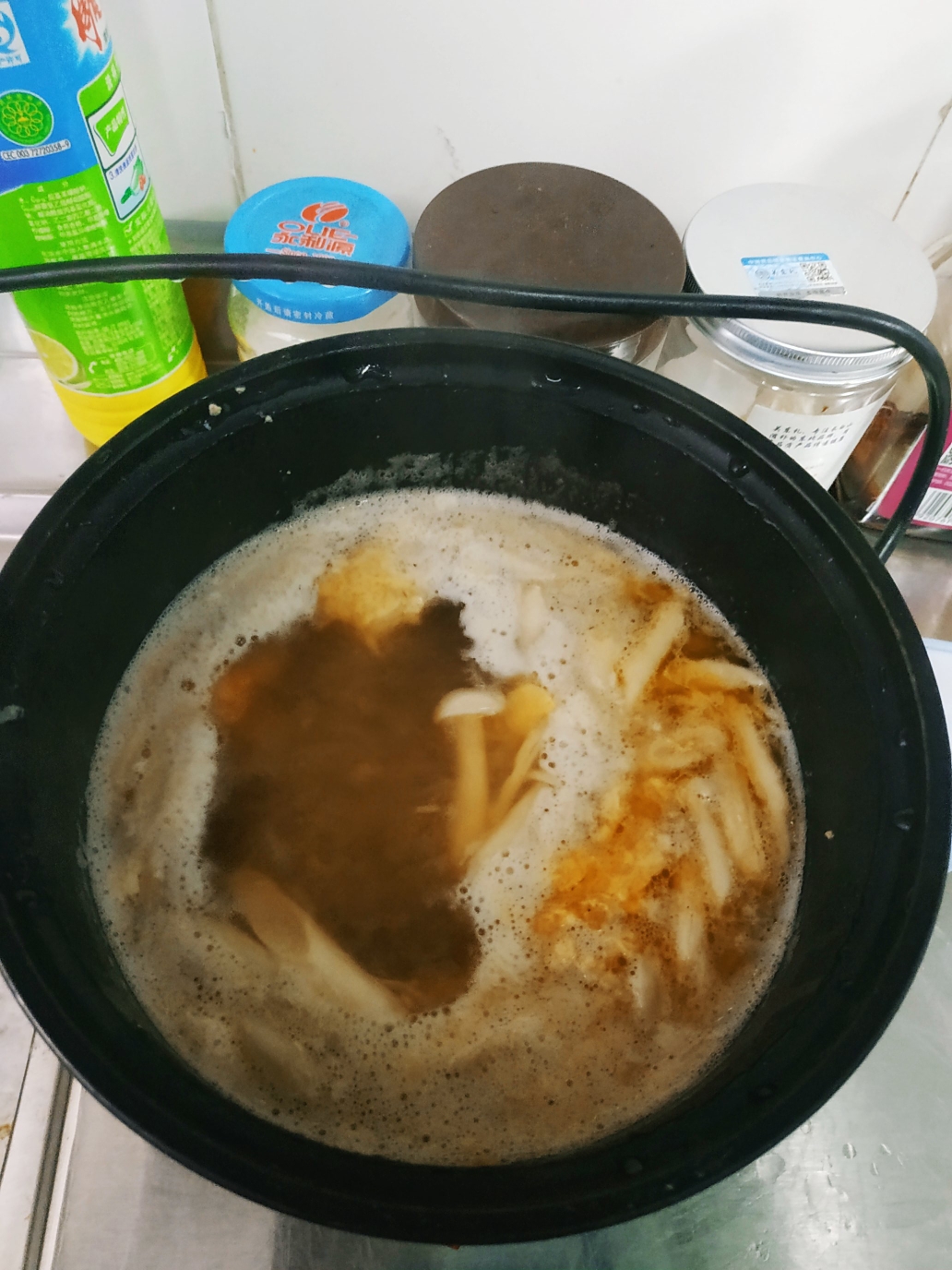 海鲜菇鸡蛋汤的做法 步骤10