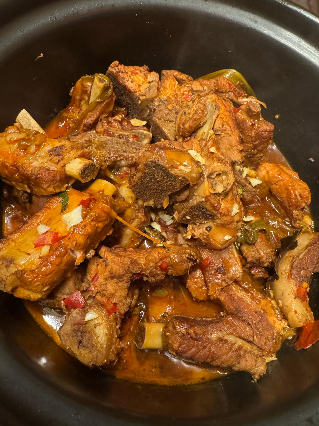 家常红烧牛排骨