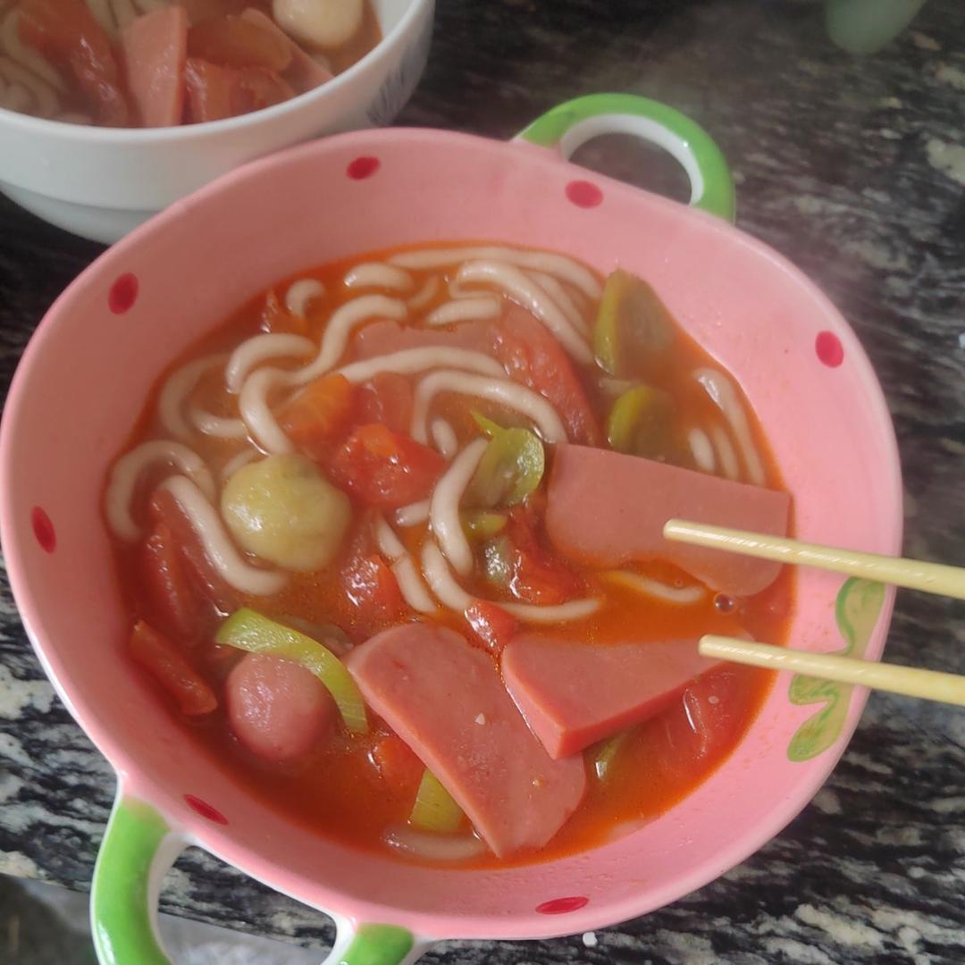 番茄浓汤土豆粉