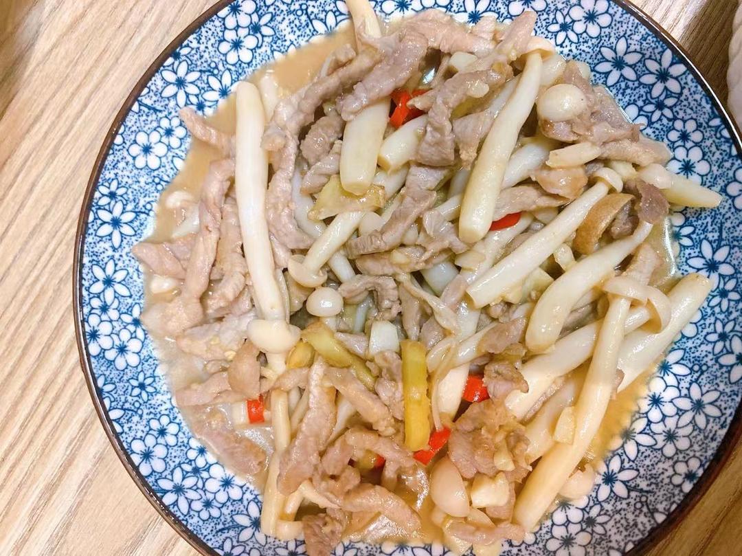 海鲜菇炒肉