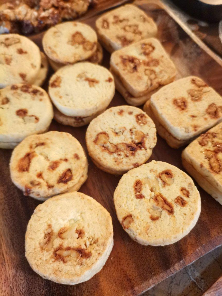 超满足的下午茶饼干❗️海盐焦糖核桃曲奇