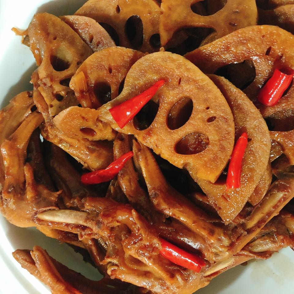 周黑鸭味～～～鸭翅 鸭爪