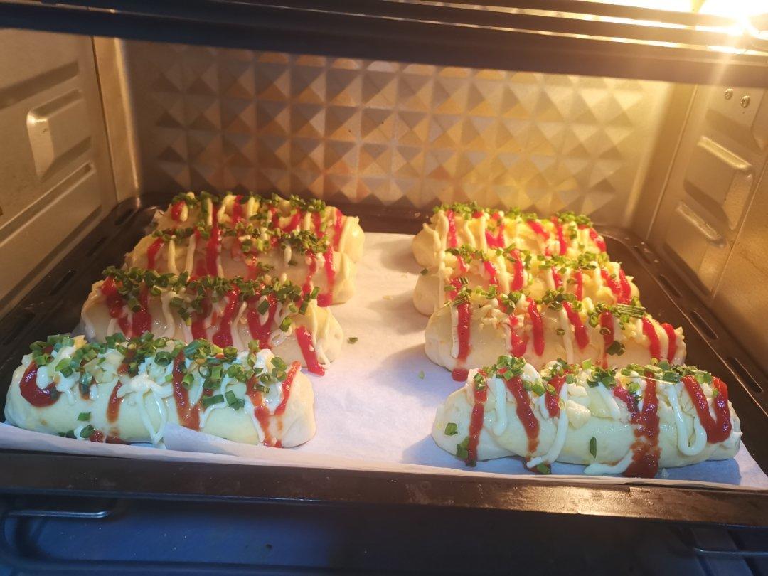 香葱芝士火腿面包  新手必修版